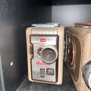 Kodak Brownie 8mm Camera in Tan and Brown